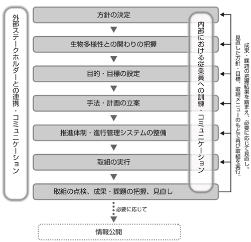 図1　取組の進め方のフロー